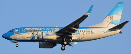 Boeing 737 de Aerolíneas Argentinas