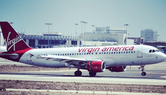 Airbus A320 de Virgin America