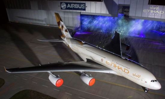 Presentación de A380 de Etihad y de la nueva librea de la compañía / Foto: Airbus