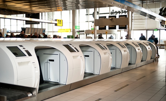 Imagen del sistema 'Self Bag en el aeropuerto de Schiphol