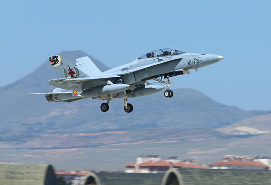 F-18 del Ejército del Aire
