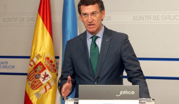 Alberto Núñez Feijóo, presidente de ña Xunta de Galicia