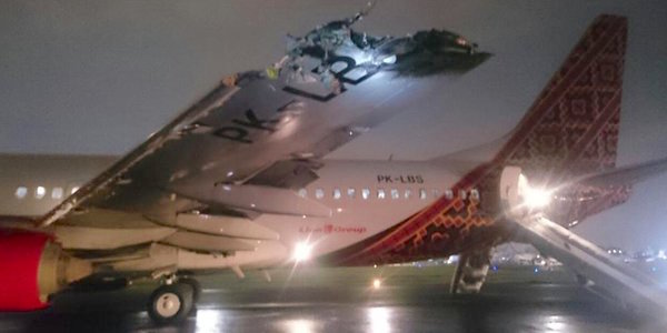 Foto del Boeing de Batik Air divulgada a través de Twitter