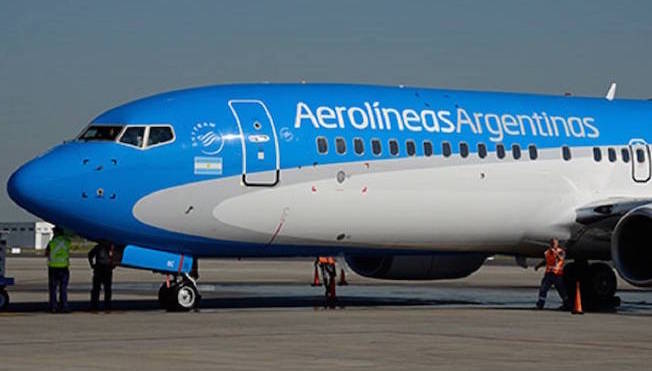Boeing 737 de Aerolíneas Argentinas